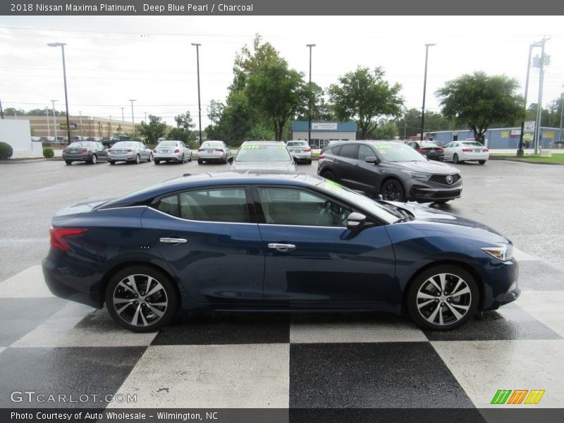 Deep Blue Pearl / Charcoal 2018 Nissan Maxima Platinum