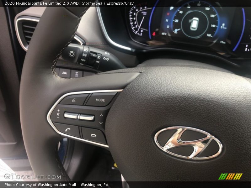 Stormy Sea / Espresso/Gray 2020 Hyundai Santa Fe Limited 2.0 AWD