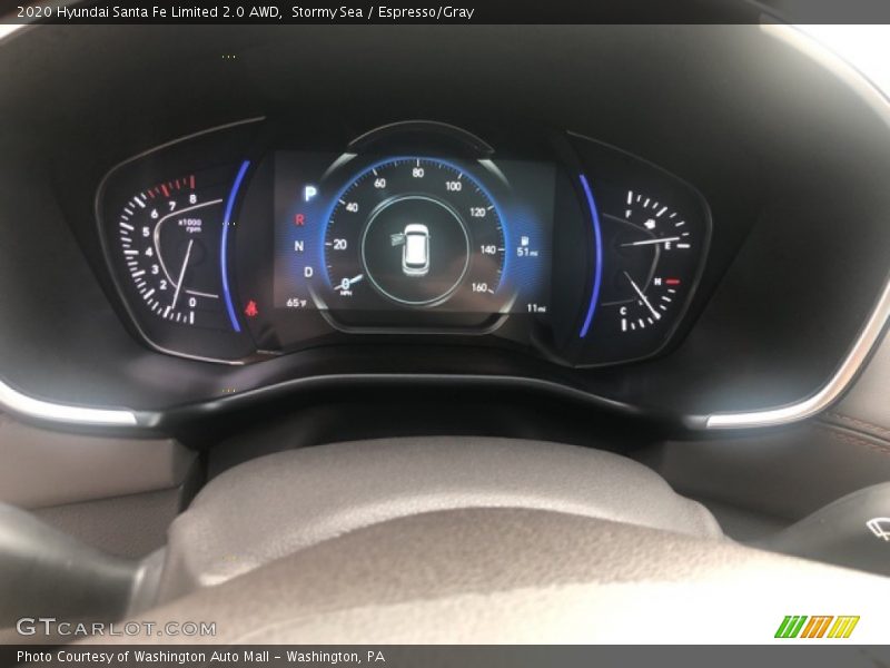Stormy Sea / Espresso/Gray 2020 Hyundai Santa Fe Limited 2.0 AWD