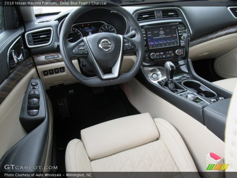 Deep Blue Pearl / Charcoal 2018 Nissan Maxima Platinum