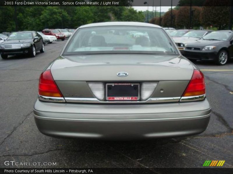 Spruce Green Metallic / Light Flint 2003 Ford Crown Victoria Sedan