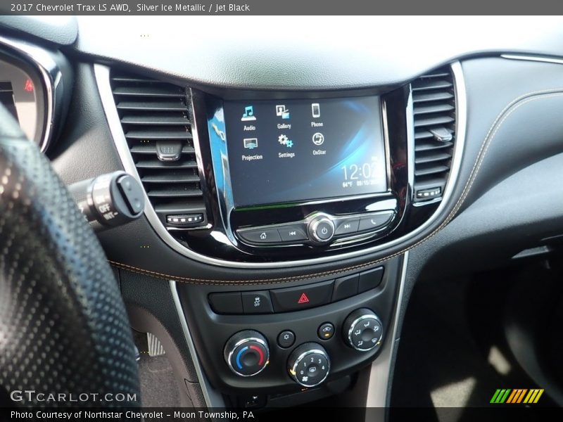 Silver Ice Metallic / Jet Black 2017 Chevrolet Trax LS AWD