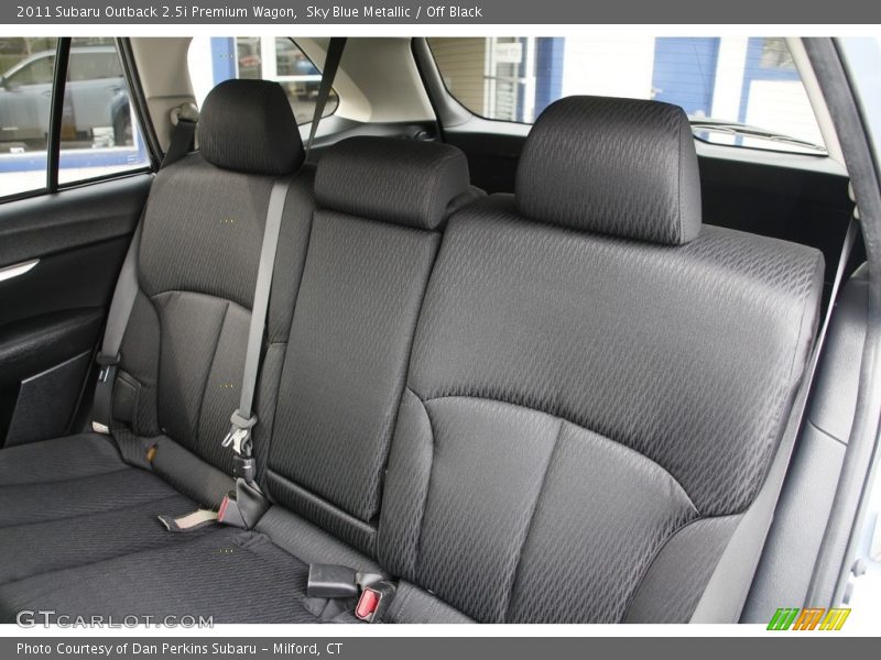 Sky Blue Metallic / Off Black 2011 Subaru Outback 2.5i Premium Wagon