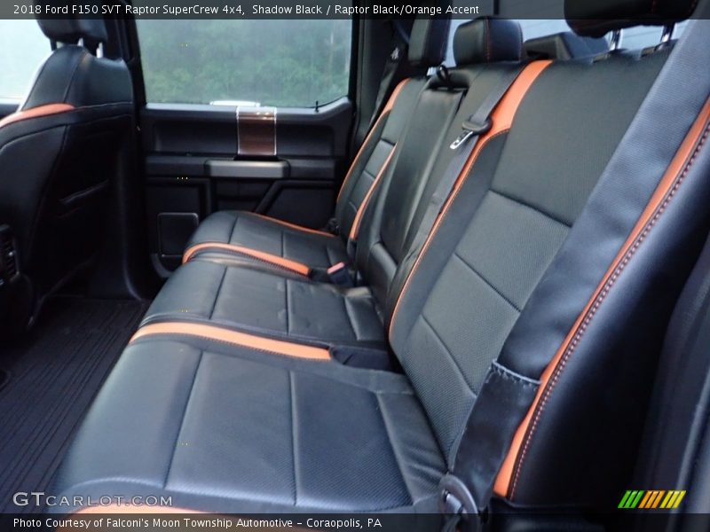 Rear Seat of 2018 F150 SVT Raptor SuperCrew 4x4
