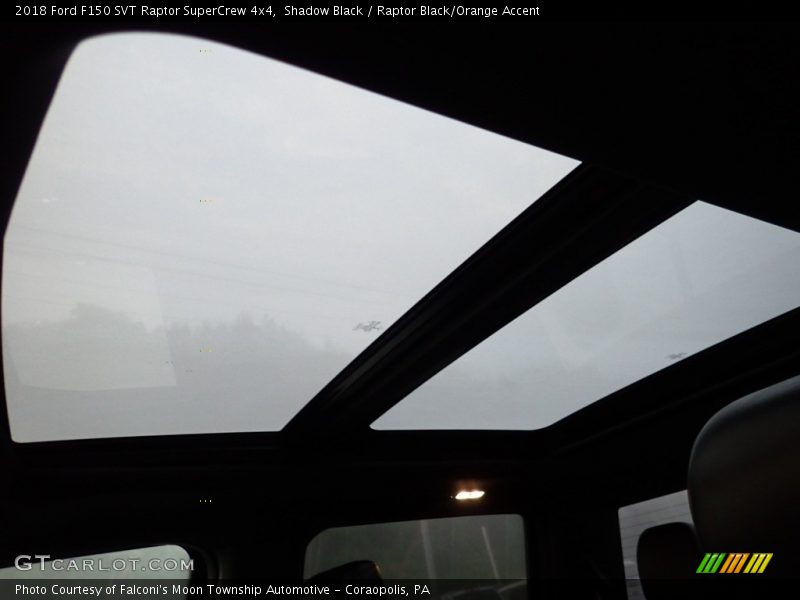 Shadow Black / Raptor Black/Orange Accent 2018 Ford F150 SVT Raptor SuperCrew 4x4