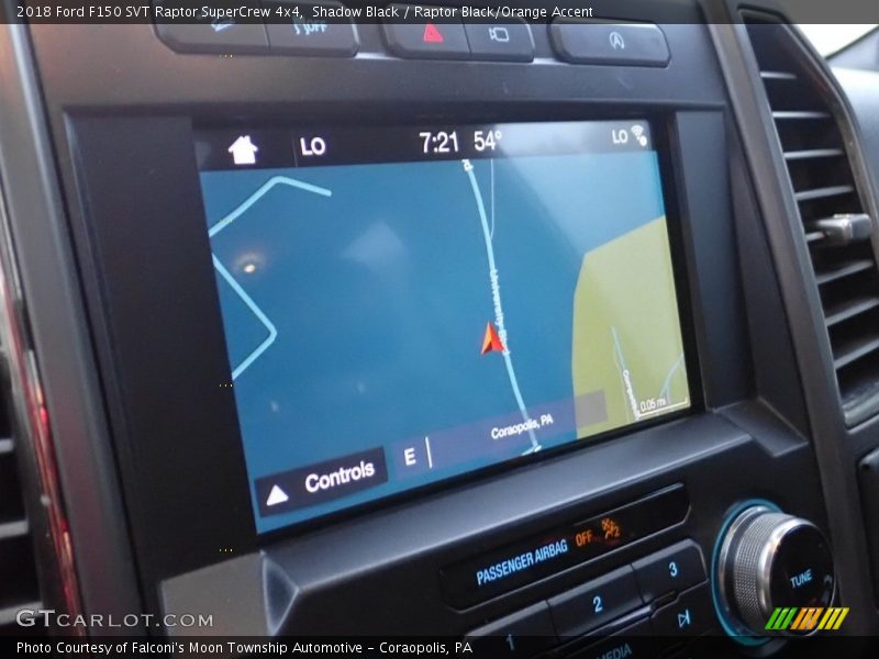 Shadow Black / Raptor Black/Orange Accent 2018 Ford F150 SVT Raptor SuperCrew 4x4