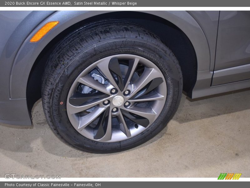 Satin Steel Metallic / Whisper Beige 2020 Buick Encore GX Essence AWD