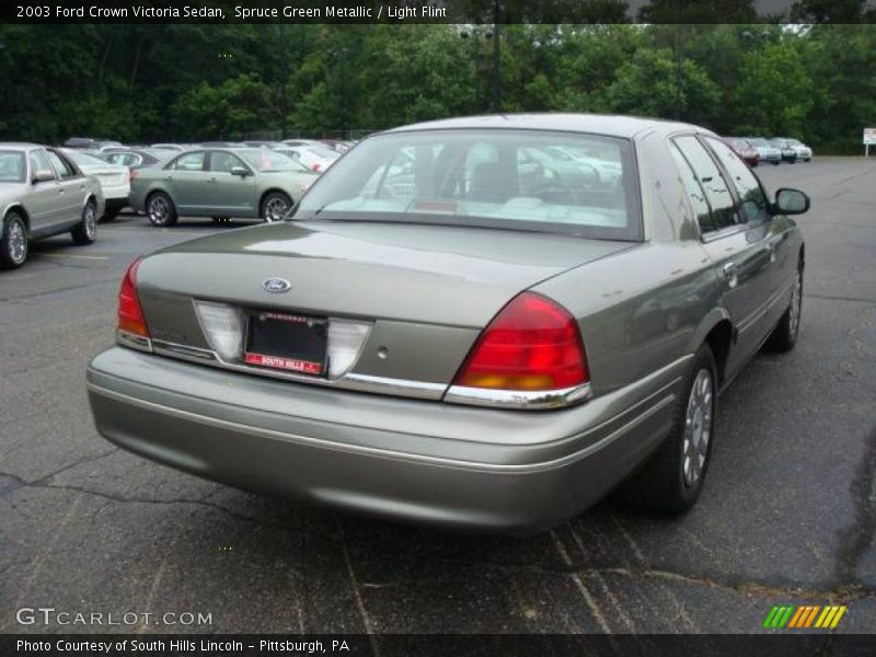 Spruce Green Metallic / Light Flint 2003 Ford Crown Victoria Sedan