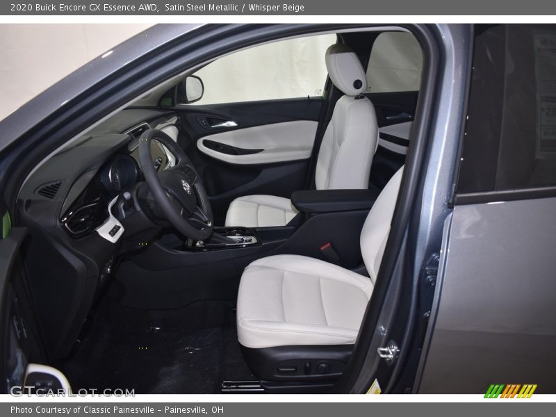 Satin Steel Metallic / Whisper Beige 2020 Buick Encore GX Essence AWD