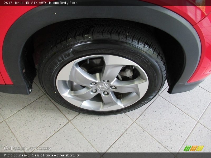 Milano Red / Black 2017 Honda HR-V LX AWD