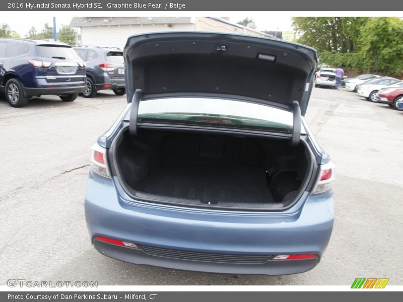 Graphite Blue Pearl / Beige 2016 Hyundai Sonata Hybrid SE