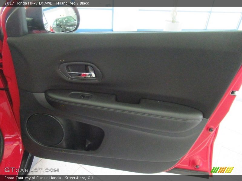 Milano Red / Black 2017 Honda HR-V LX AWD