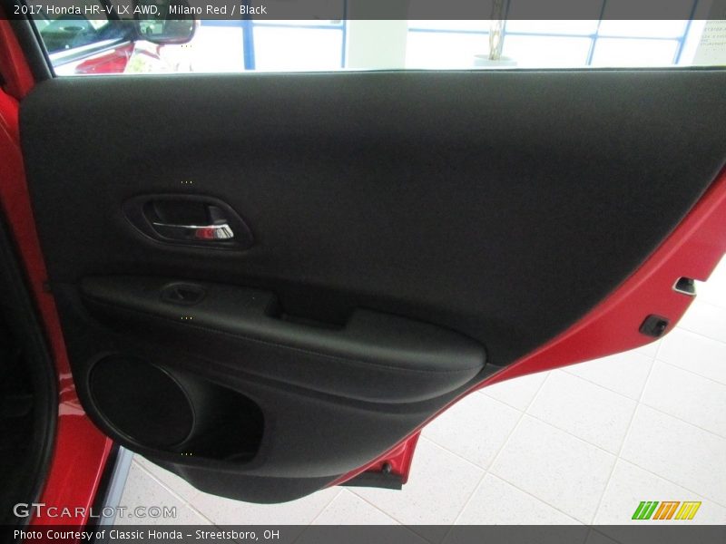 Milano Red / Black 2017 Honda HR-V LX AWD