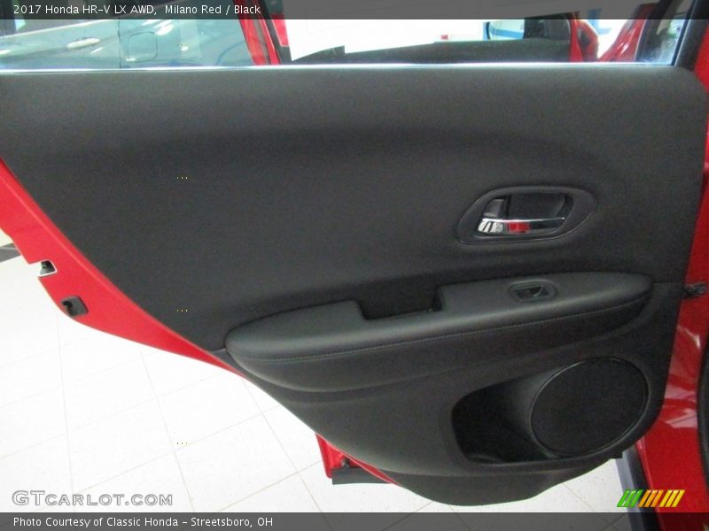 Milano Red / Black 2017 Honda HR-V LX AWD