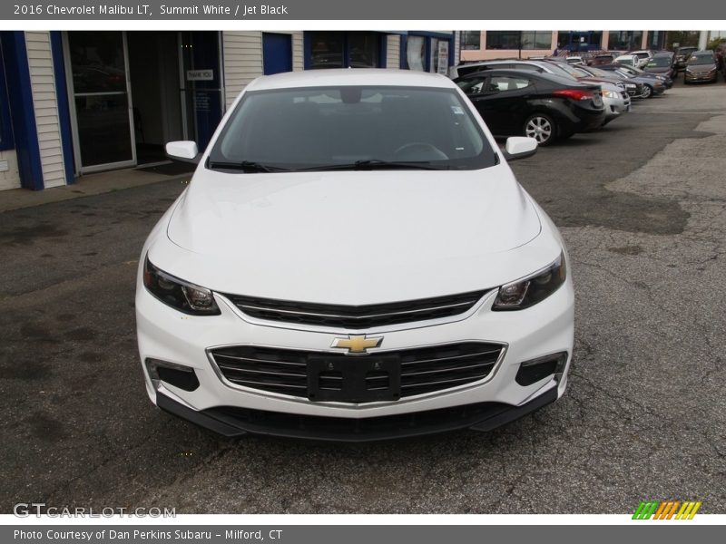 Summit White / Jet Black 2016 Chevrolet Malibu LT