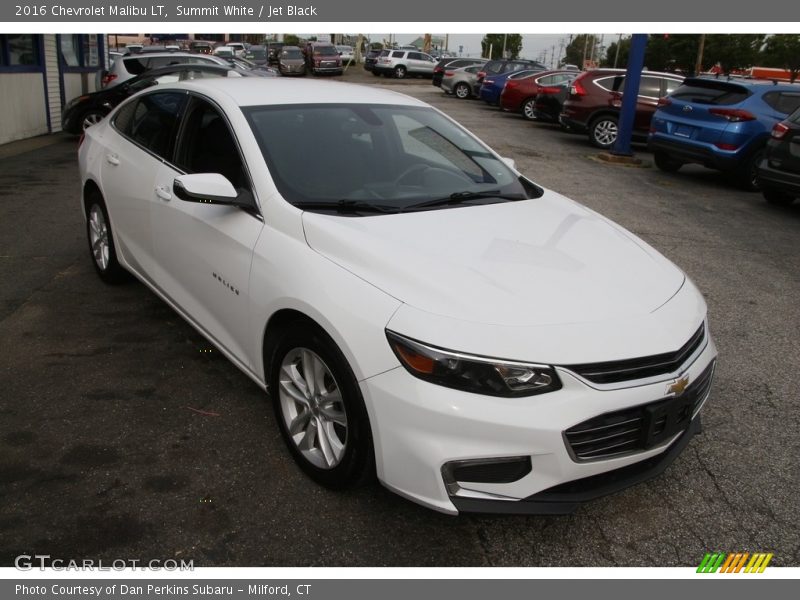 Summit White / Jet Black 2016 Chevrolet Malibu LT