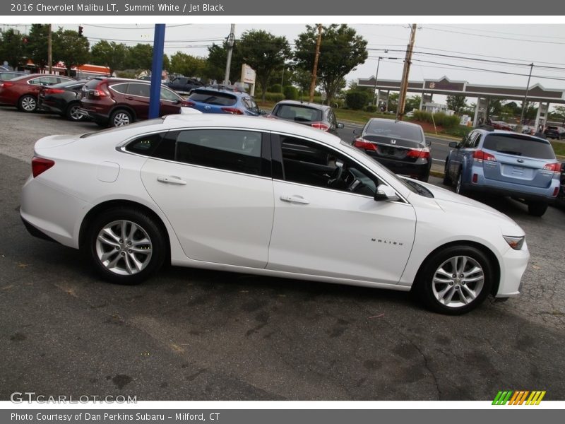 Summit White / Jet Black 2016 Chevrolet Malibu LT