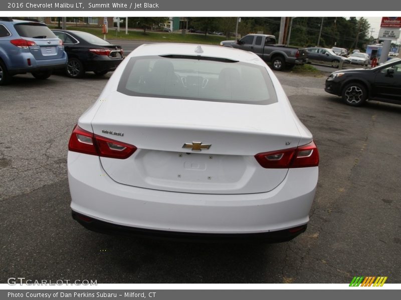 Summit White / Jet Black 2016 Chevrolet Malibu LT