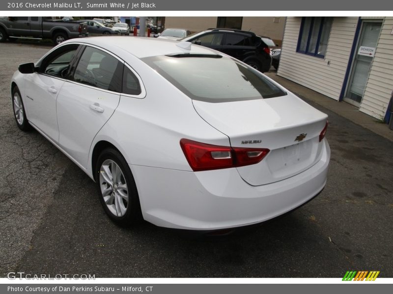 Summit White / Jet Black 2016 Chevrolet Malibu LT