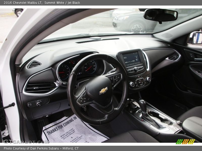 Summit White / Jet Black 2016 Chevrolet Malibu LT