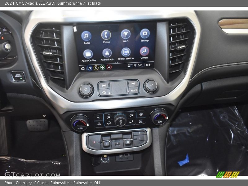 Summit White / Jet Black 2021 GMC Acadia SLE AWD