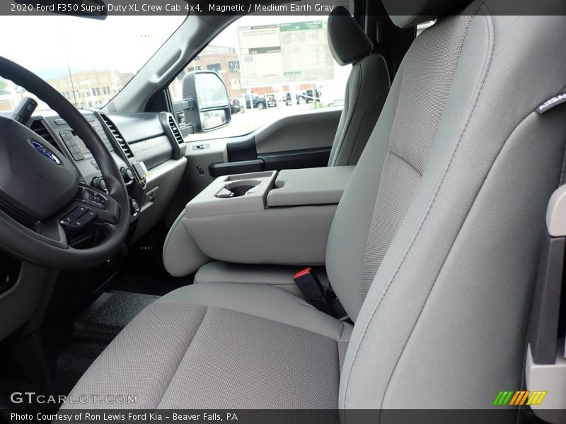  2020 F350 Super Duty XL Crew Cab 4x4 Medium Earth Gray Interior