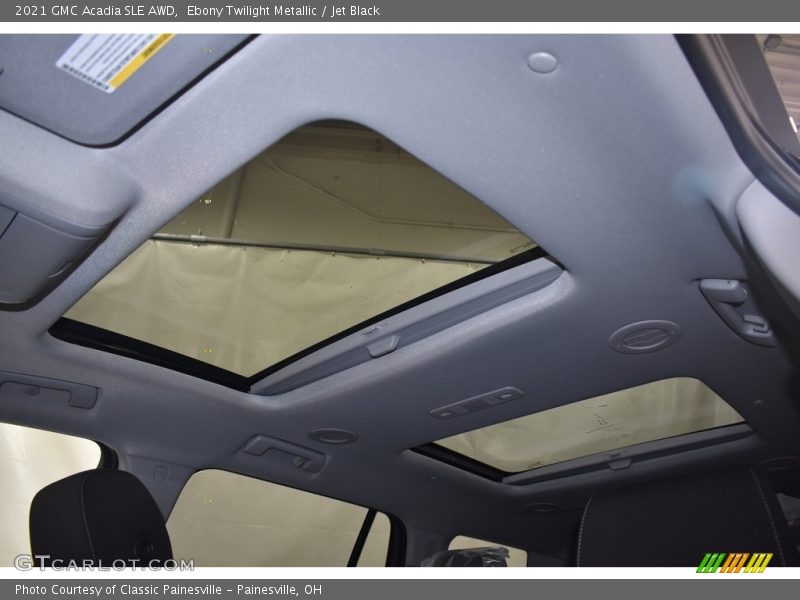Sunroof of 2021 Acadia SLE AWD
