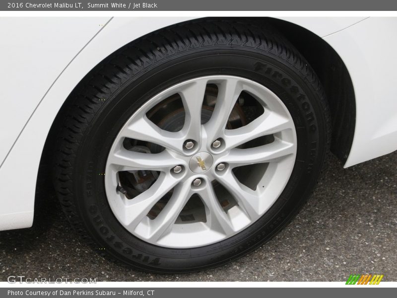 Summit White / Jet Black 2016 Chevrolet Malibu LT