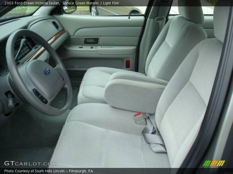 Spruce Green Metallic / Light Flint 2003 Ford Crown Victoria Sedan