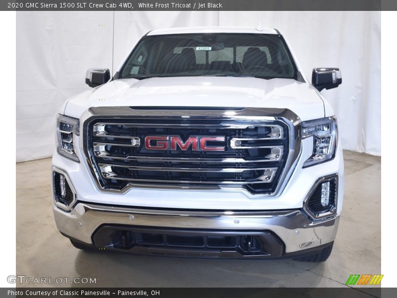 White Frost Tricoat / Jet Black 2020 GMC Sierra 1500 SLT Crew Cab 4WD