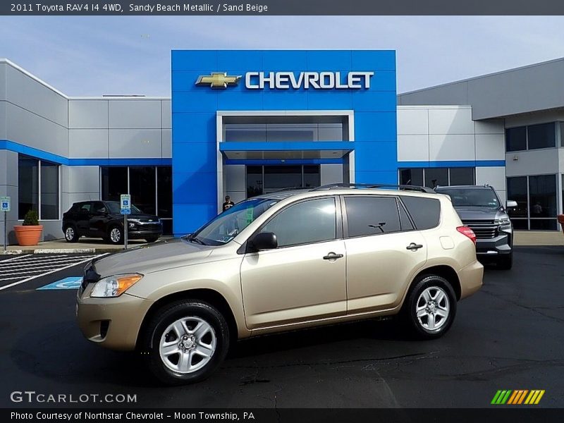 Sandy Beach Metallic / Sand Beige 2011 Toyota RAV4 I4 4WD