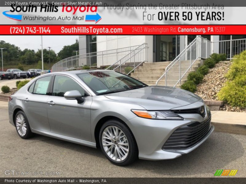 Celestial Silver Metallic / Ash 2020 Toyota Camry XLE