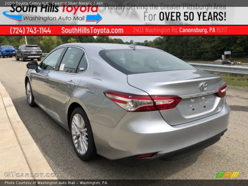 Celestial Silver Metallic / Ash 2020 Toyota Camry XLE