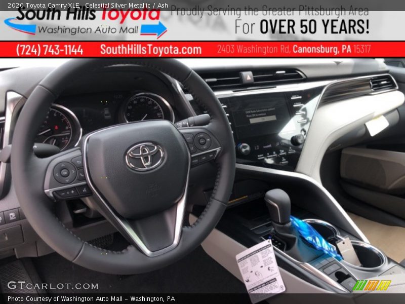 Celestial Silver Metallic / Ash 2020 Toyota Camry XLE