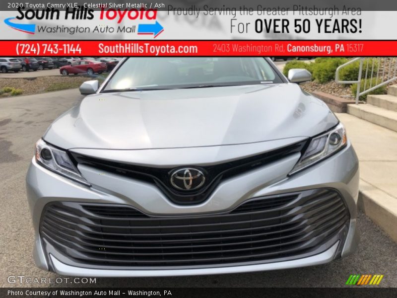 Celestial Silver Metallic / Ash 2020 Toyota Camry XLE