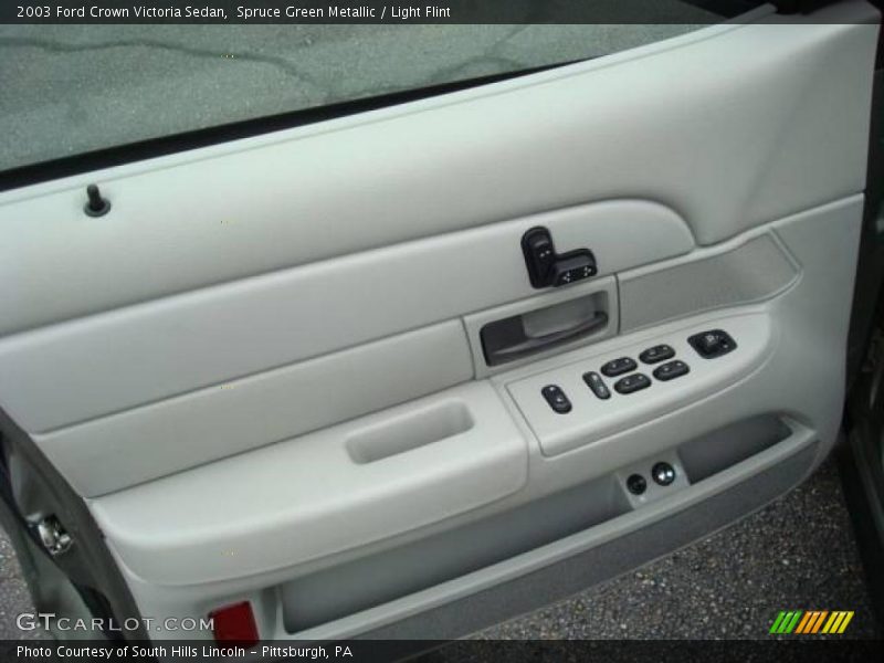 Spruce Green Metallic / Light Flint 2003 Ford Crown Victoria Sedan