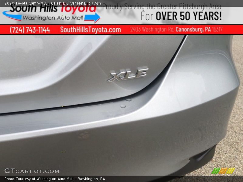 Celestial Silver Metallic / Ash 2020 Toyota Camry XLE