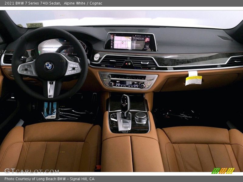  2021 7 Series 740i Sedan Cognac Interior