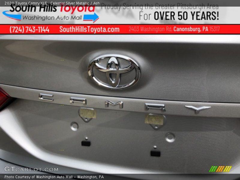 Celestial Silver Metallic / Ash 2020 Toyota Camry XLE