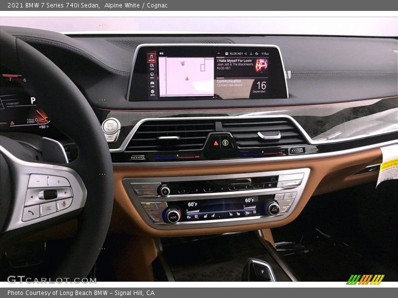 Alpine White / Cognac 2021 BMW 7 Series 740i Sedan
