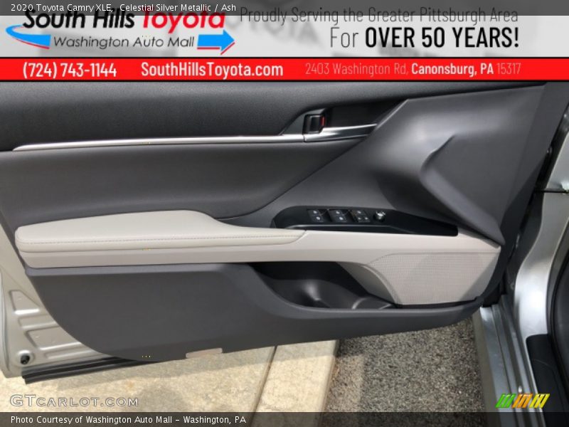 Celestial Silver Metallic / Ash 2020 Toyota Camry XLE