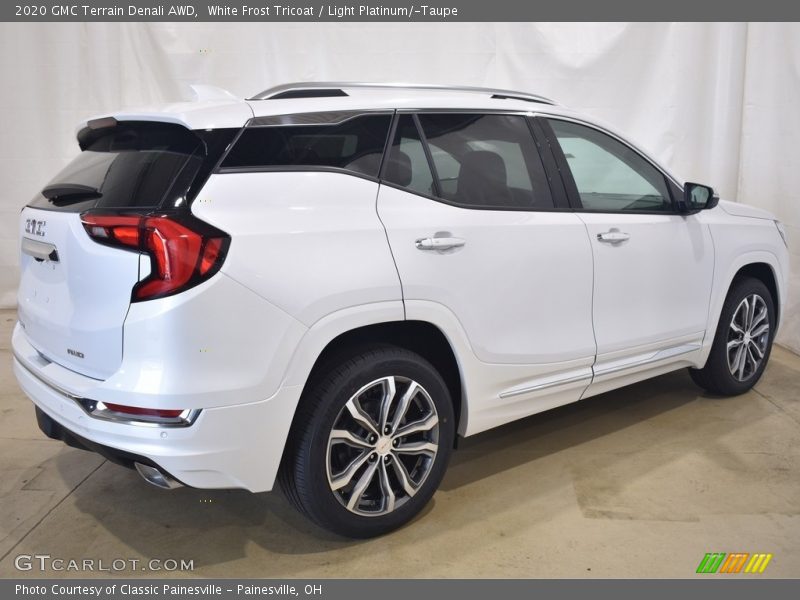 White Frost Tricoat / Light Platinum/­Taupe 2020 GMC Terrain Denali AWD