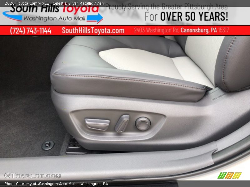 Celestial Silver Metallic / Ash 2020 Toyota Camry XLE