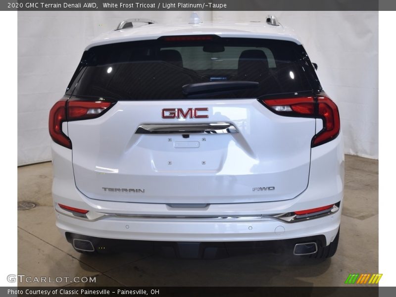 White Frost Tricoat / Light Platinum/­Taupe 2020 GMC Terrain Denali AWD