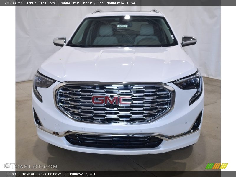 White Frost Tricoat / Light Platinum/­Taupe 2020 GMC Terrain Denali AWD