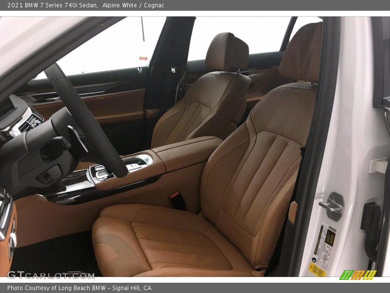 Alpine White / Cognac 2021 BMW 7 Series 740i Sedan