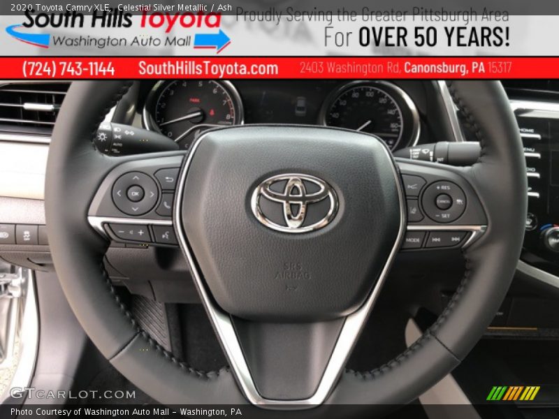 Celestial Silver Metallic / Ash 2020 Toyota Camry XLE