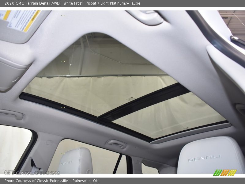 White Frost Tricoat / Light Platinum/­Taupe 2020 GMC Terrain Denali AWD
