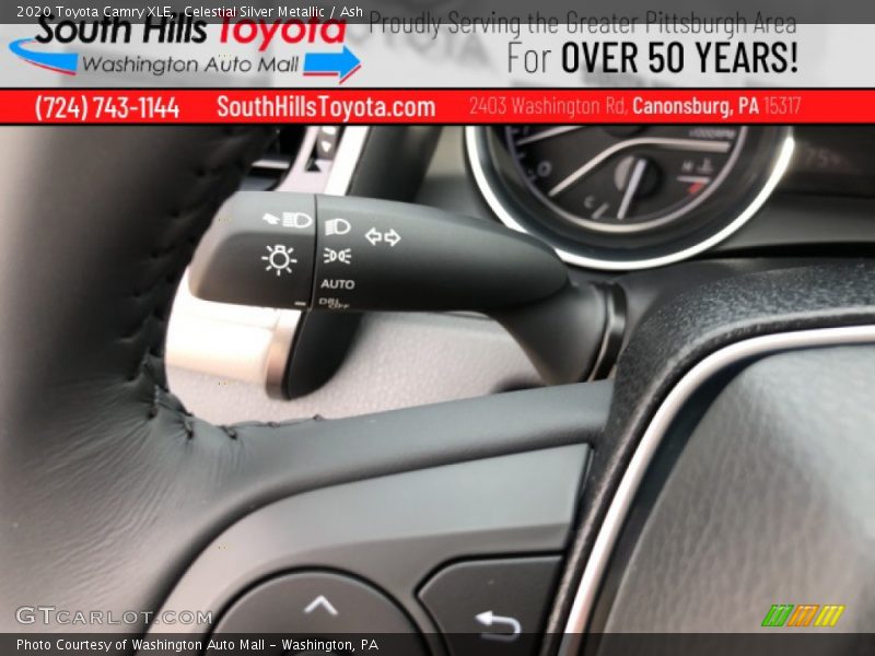Celestial Silver Metallic / Ash 2020 Toyota Camry XLE