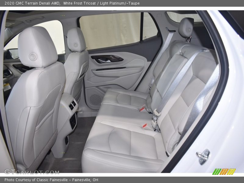 White Frost Tricoat / Light Platinum/­Taupe 2020 GMC Terrain Denali AWD